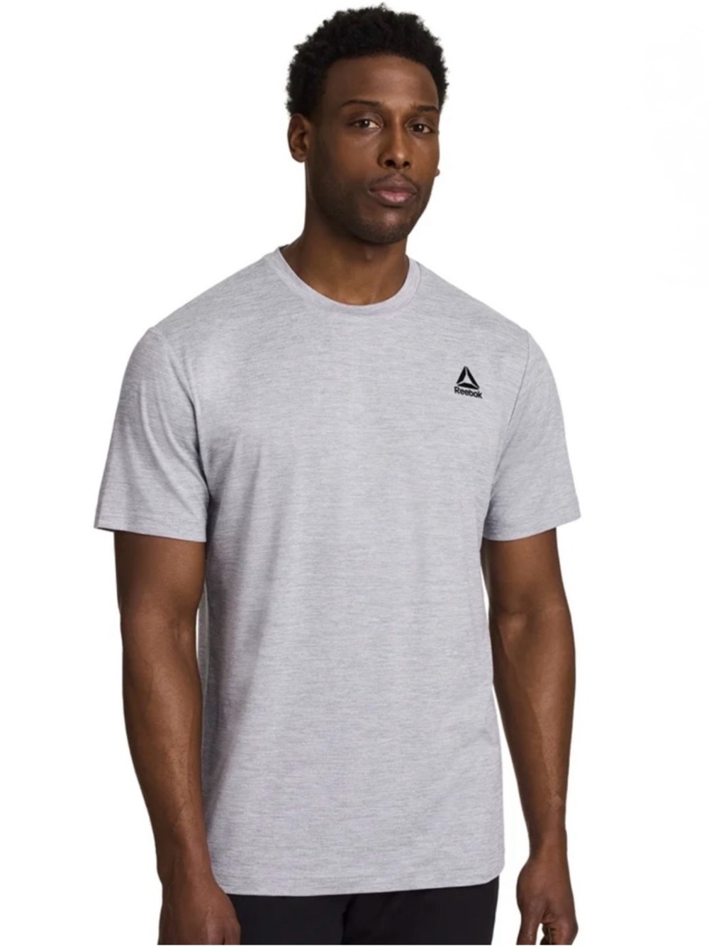 Reebok Men's Heather Short-Sleeve Athletic Tee